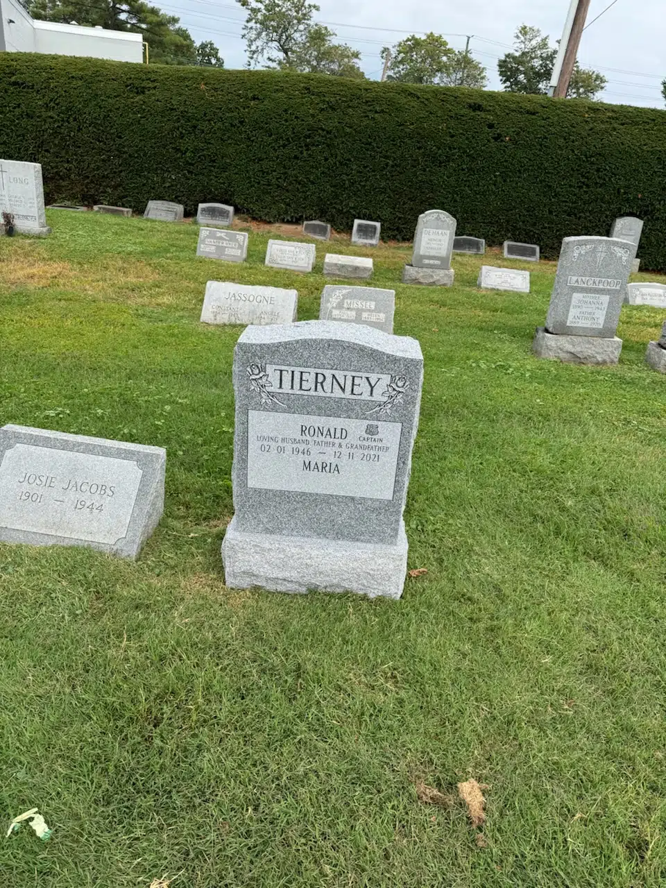 Black Granite Headstone hand-carved by Black Granite Memorials in NJ — image 5
