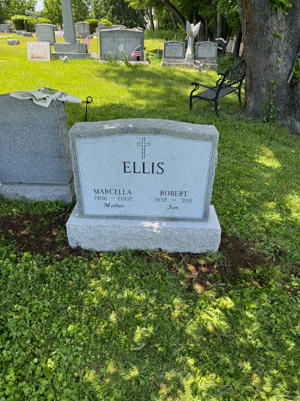 Black Granite Headstone hand-carved by Black Granite Memorials in NJ — image 4